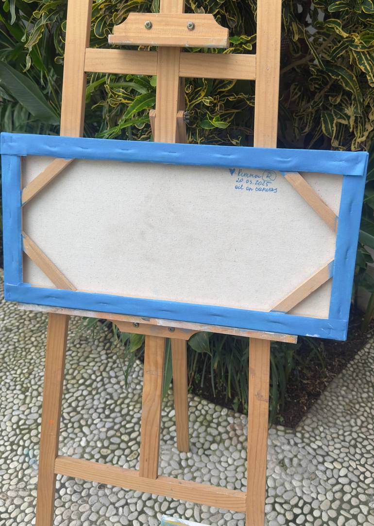 Original Abstract Expressionism Nature Painting by Rimma Mantika