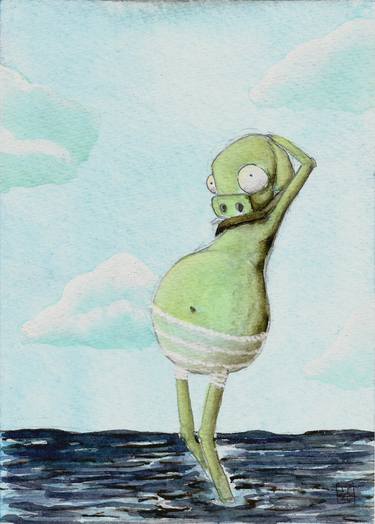 Print of Figurative Humor Paintings by Joshua Porterfield