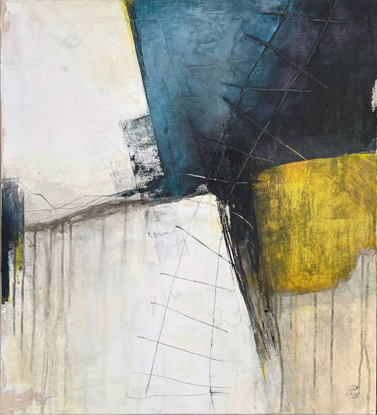 Original Abstract Expressionism Abstract Painting by Vera Jochum