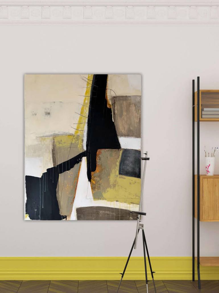 Original Abstract Expressionism Abstract Painting by Vera Jochum