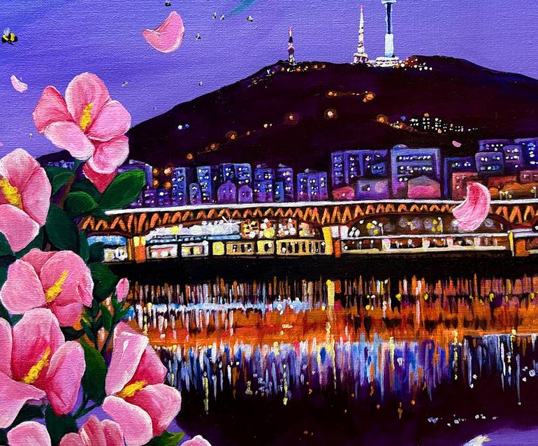 Original Pop Art Animal Painting by Park Kyunghwa