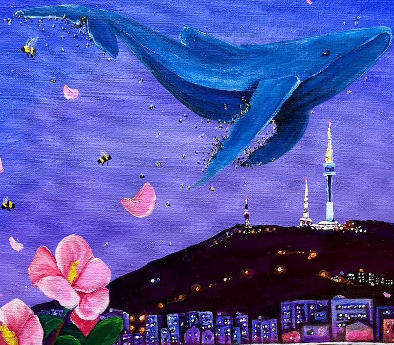 Original Pop Art Animal Painting by Park Kyunghwa