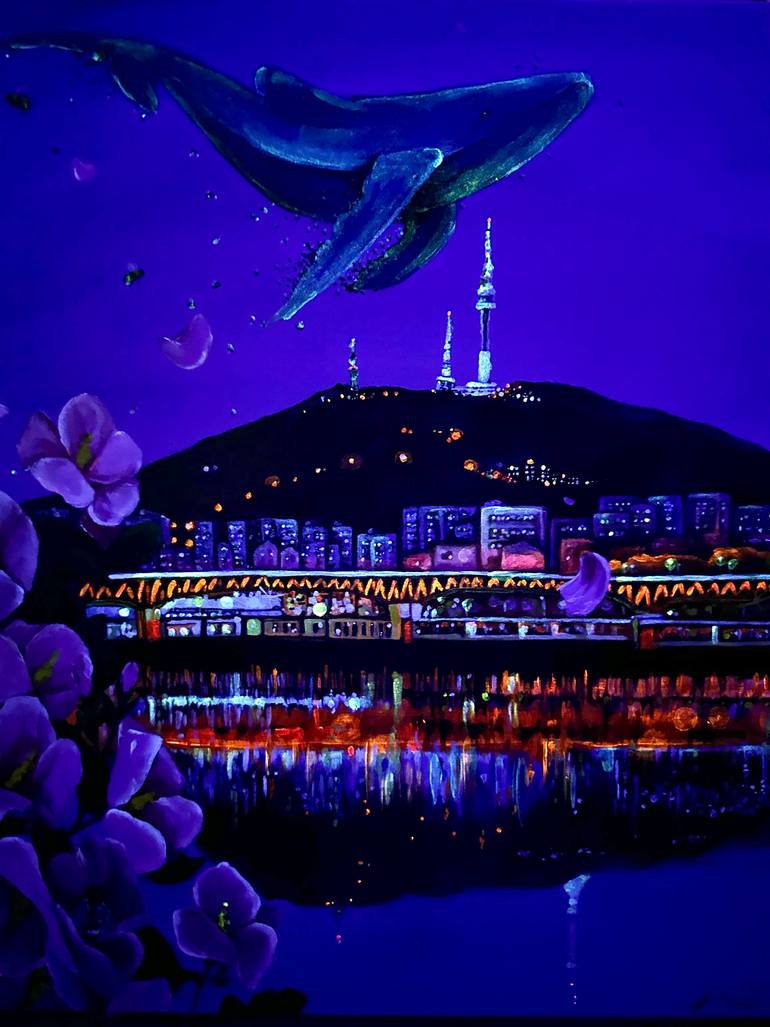 Original Pop Art Animal Painting by Park Kyunghwa