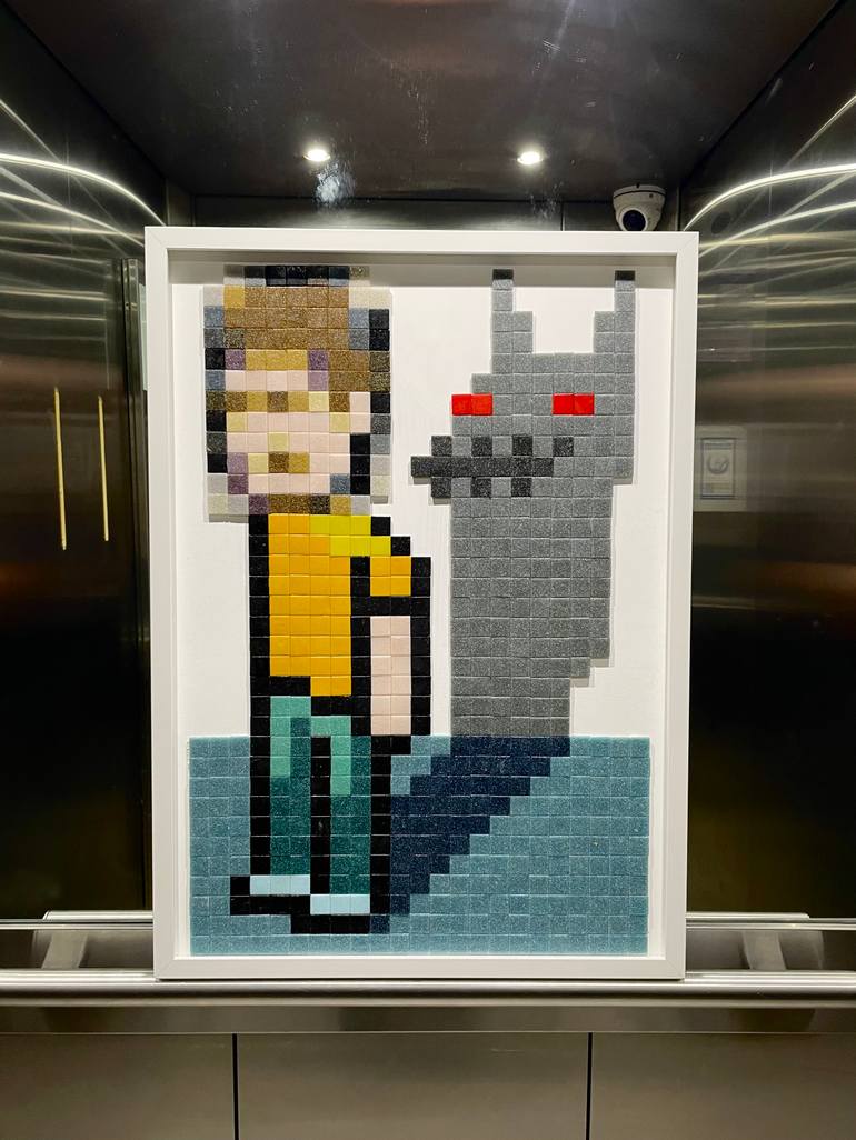 Original Contemporary Cartoon Mixed Media by Cubz Cristian Carvajal