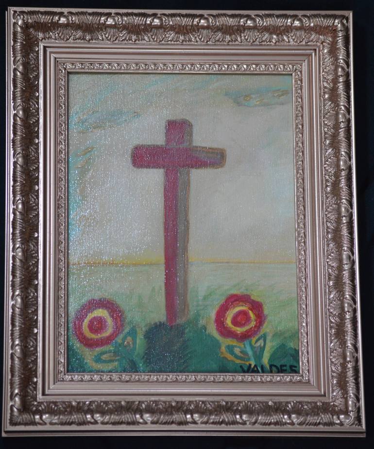 Original Classicism Religion Painting by Dalny Marga Valdes