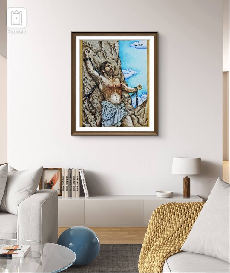 Original Portraiture Classical Mythology Painting by Higor Brito