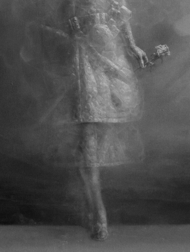 Original Surrealism People Painting by Jianfeng Chen