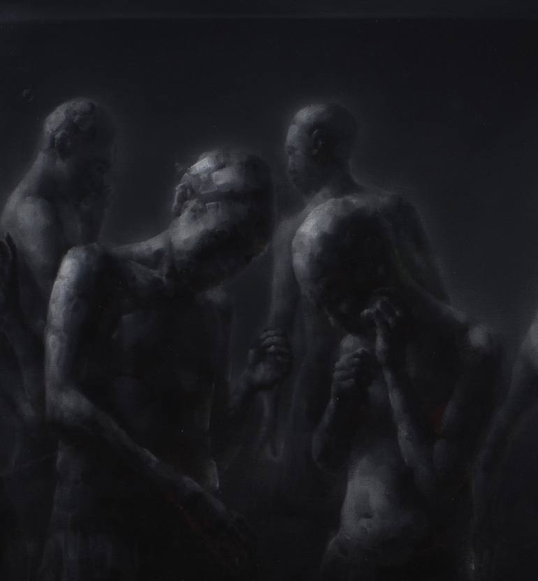 Original Expressionism People Painting by Jianfeng CHEN