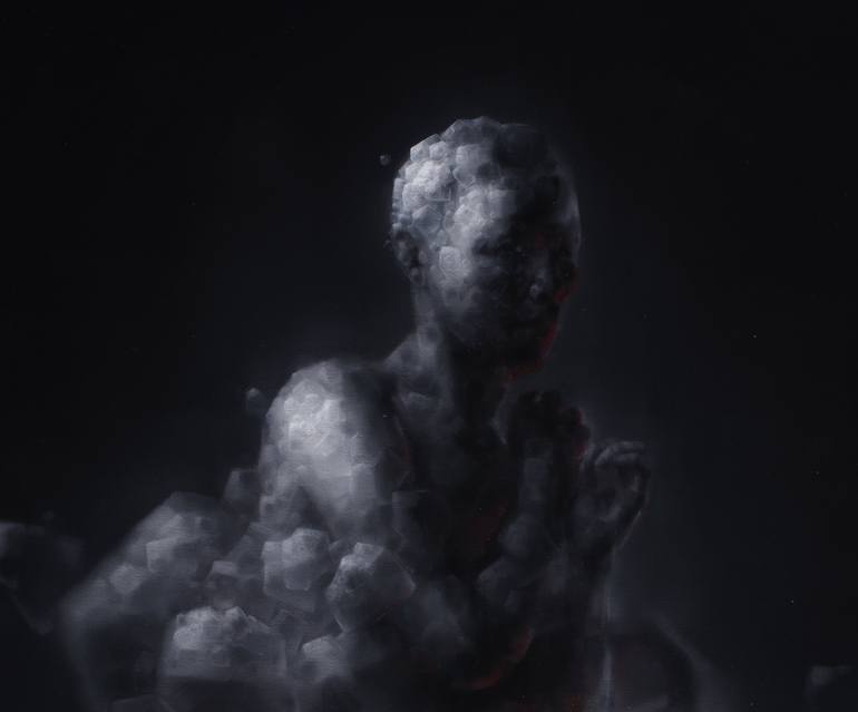 Original Expressionism People Painting by Jianfeng CHEN