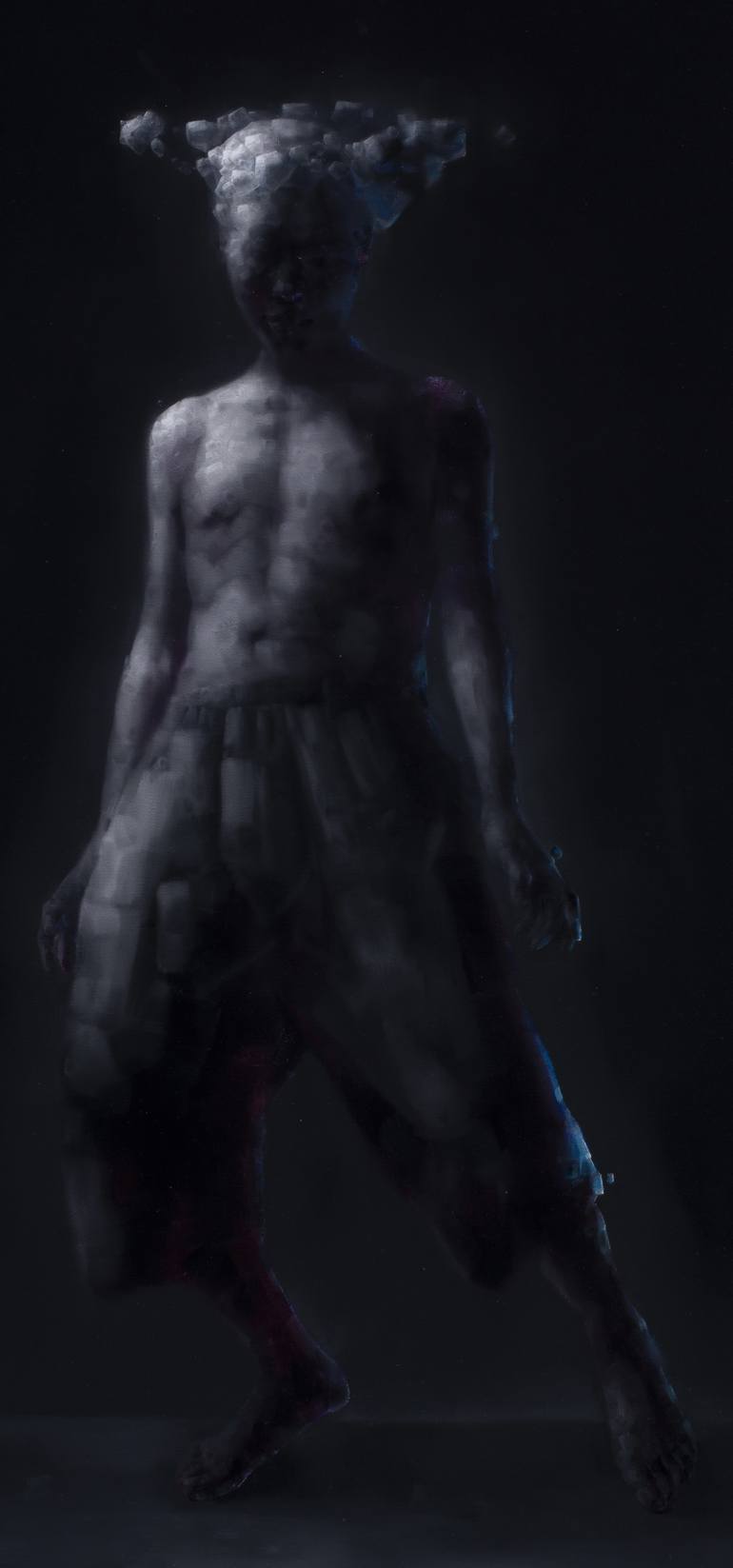 Original Expressionism People Painting by Jianfeng Chen