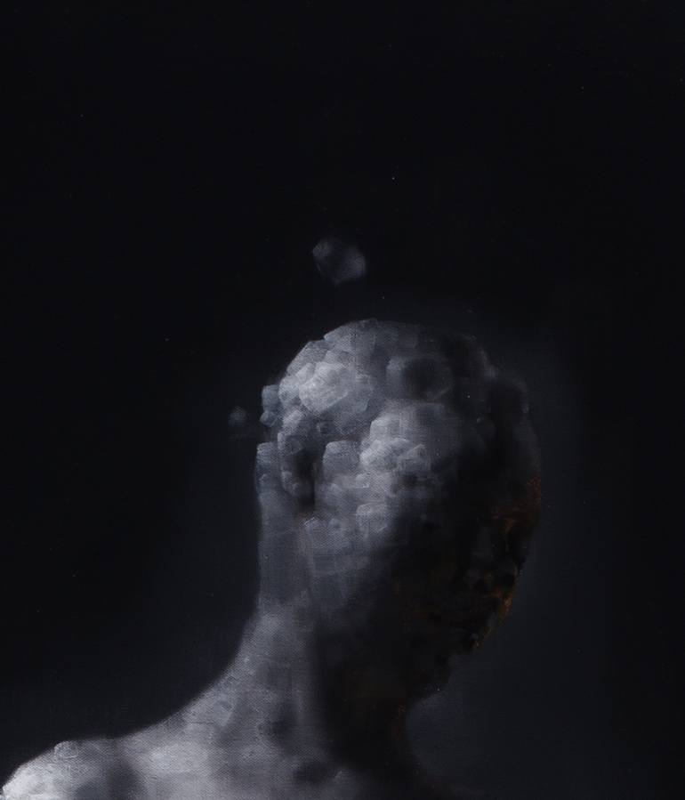 Original Expressionism People Painting by Jianfeng Chen