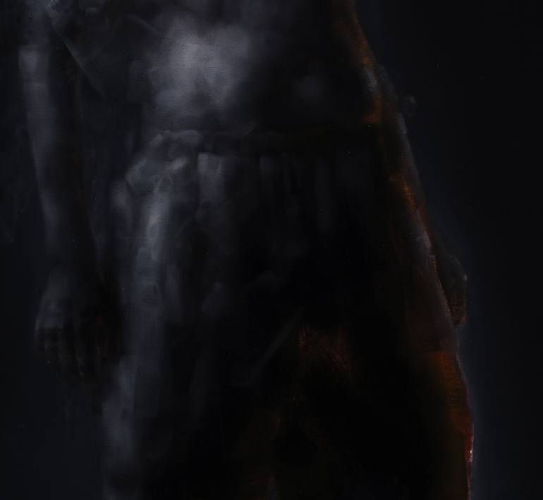 Original Expressionism People Painting by Jianfeng Chen
