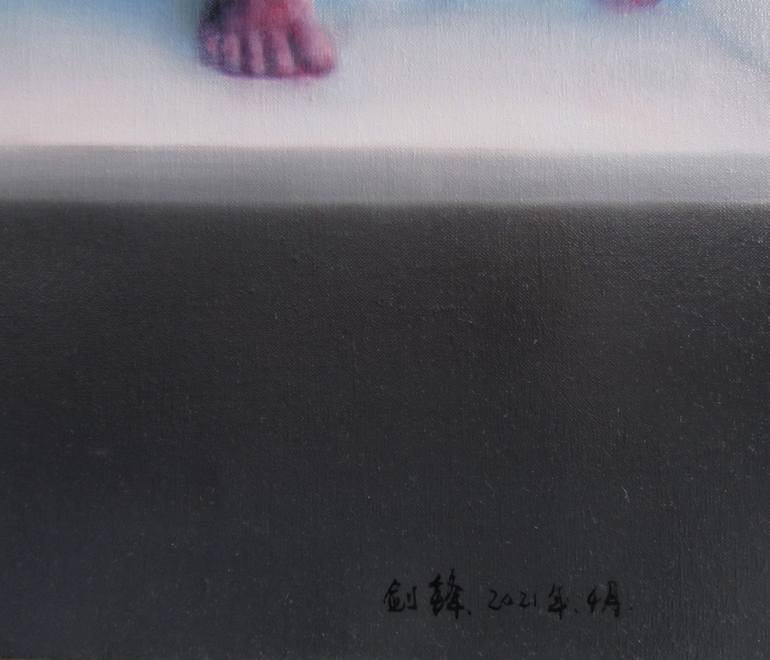 Original Expressionism People Painting by Jianfeng CHEN