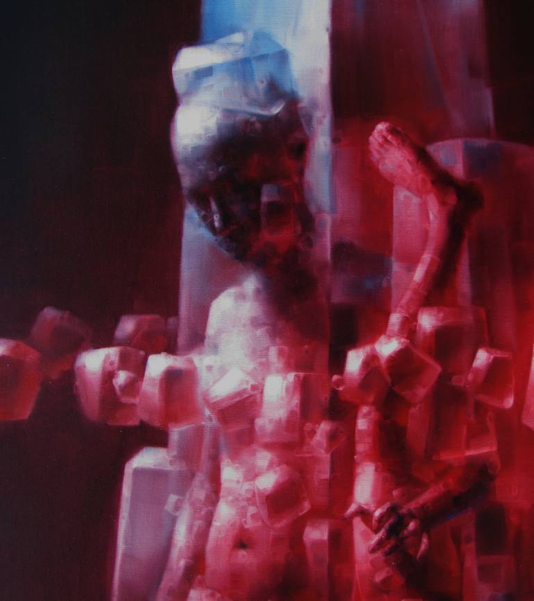 Original Expressionism People Painting by Jianfeng CHEN