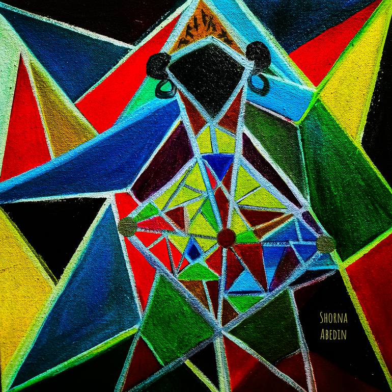 Original Classical Mythology Painting by Shorna Abedin Visual Arts | Abstract Art on Canvas | The Midas Vault