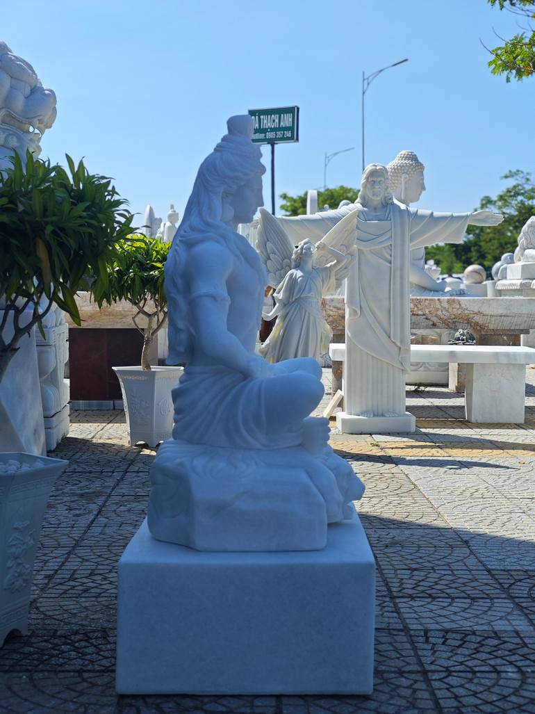 Original Portraiture Religion Sculpture by Mai Xuan Phuc