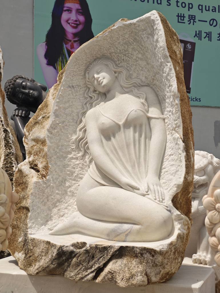 Original Art Deco Abstract Sculpture by Mai Xuan Phuc