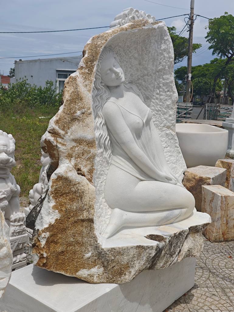 Original Art Deco Abstract Sculpture by Mai Xuan Phuc