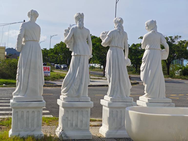 Original Portraiture Garden Sculpture by Mai Xuan Phuc
