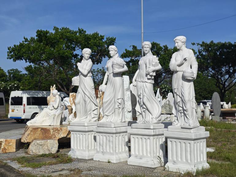Original Portraiture Garden Sculpture by Mai Xuan Phuc