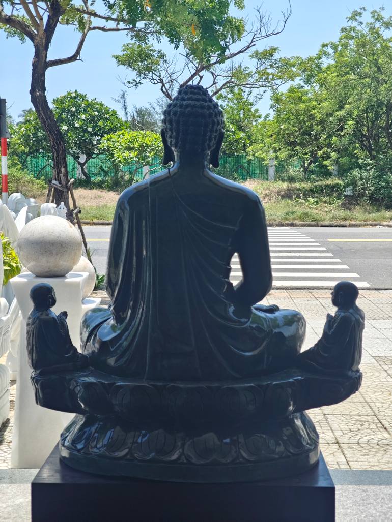 Original Art Deco Garden Sculpture by Mai Xuan Phuc