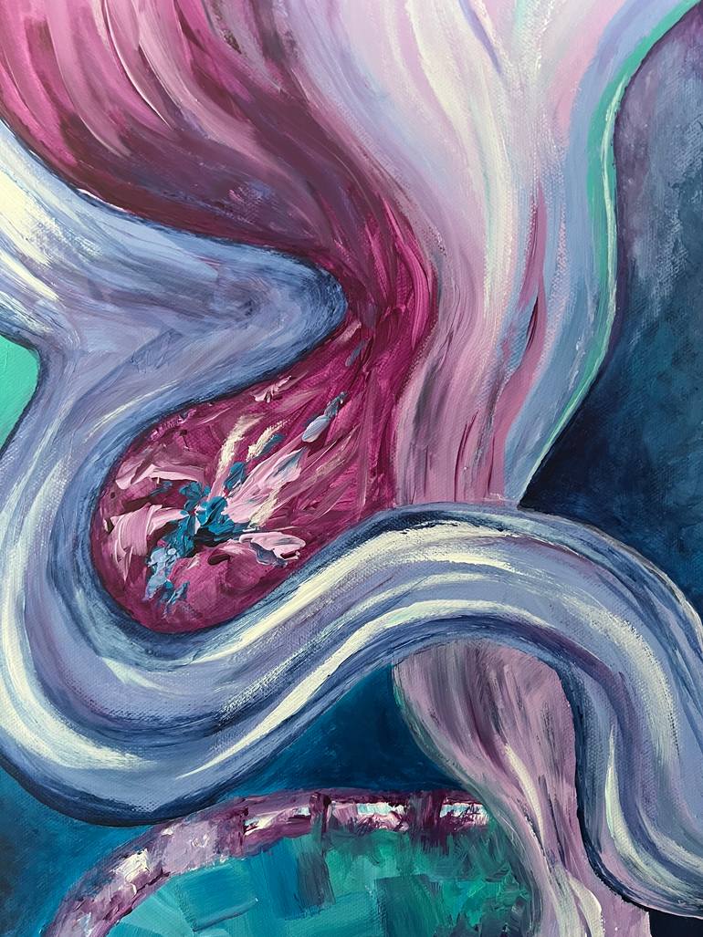 Original Surrealism Abstract Painting by Augustus J Caelthorne