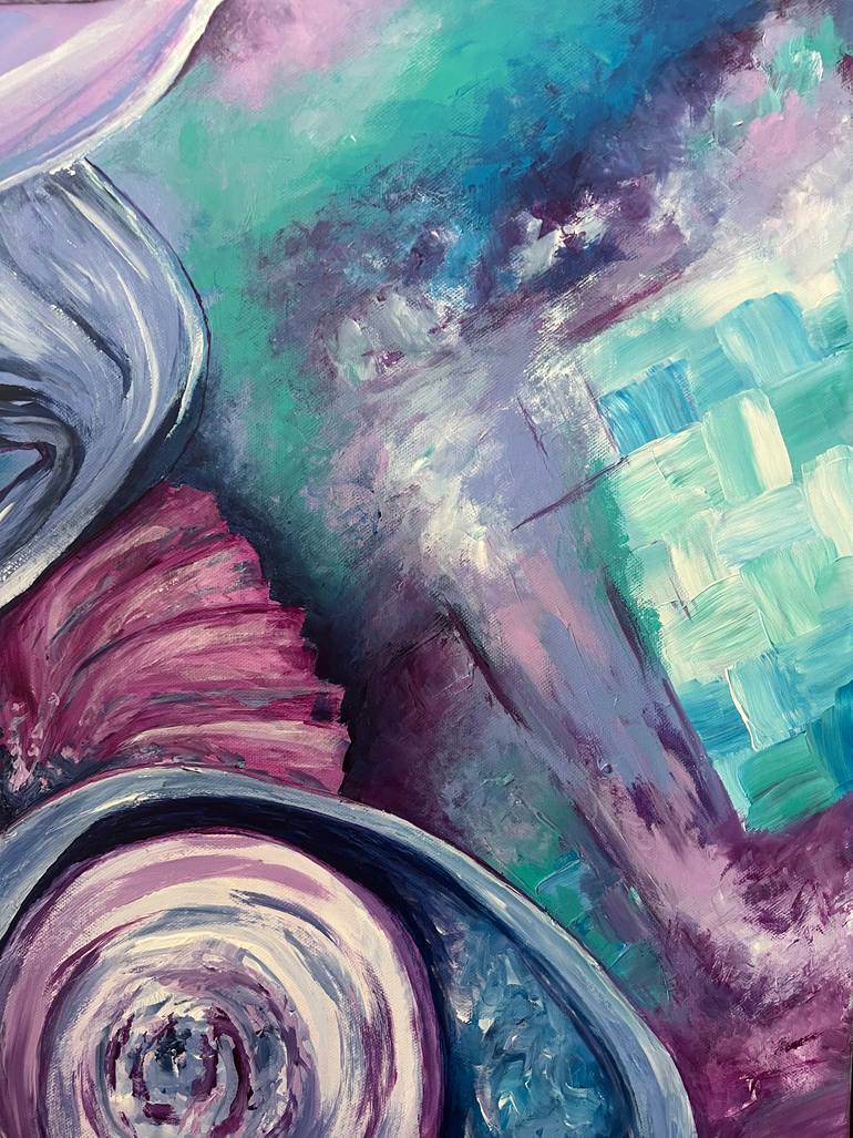 Original Surrealism Abstract Painting by Augustus J Caelthorne