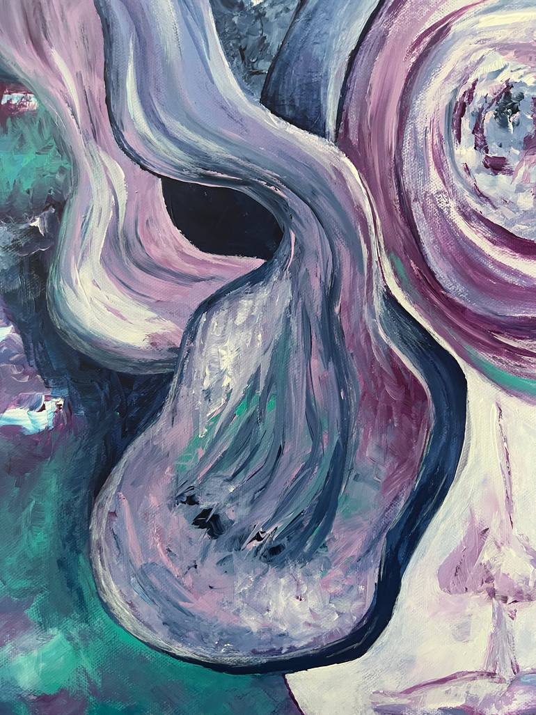 Original Surrealism Abstract Painting by Augustus J Caelthorne