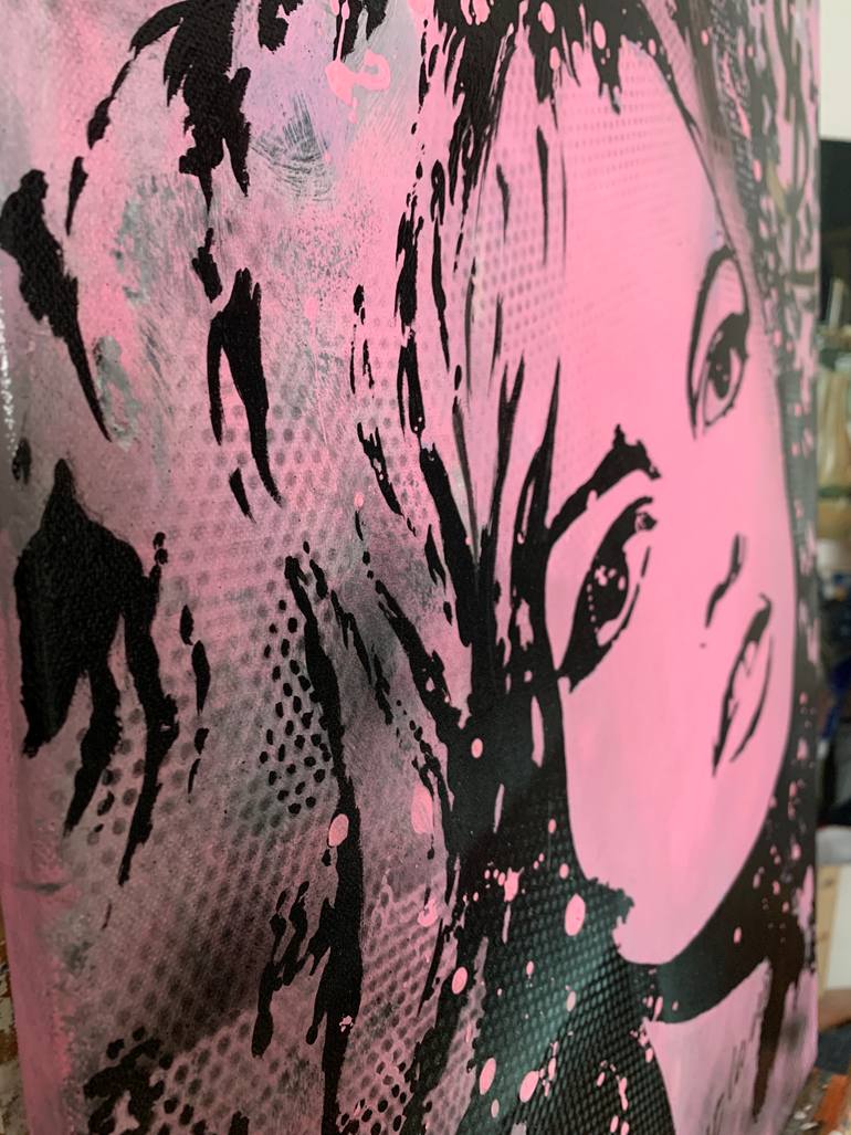 Original Pop Art Women Painting by Renzo Valenti