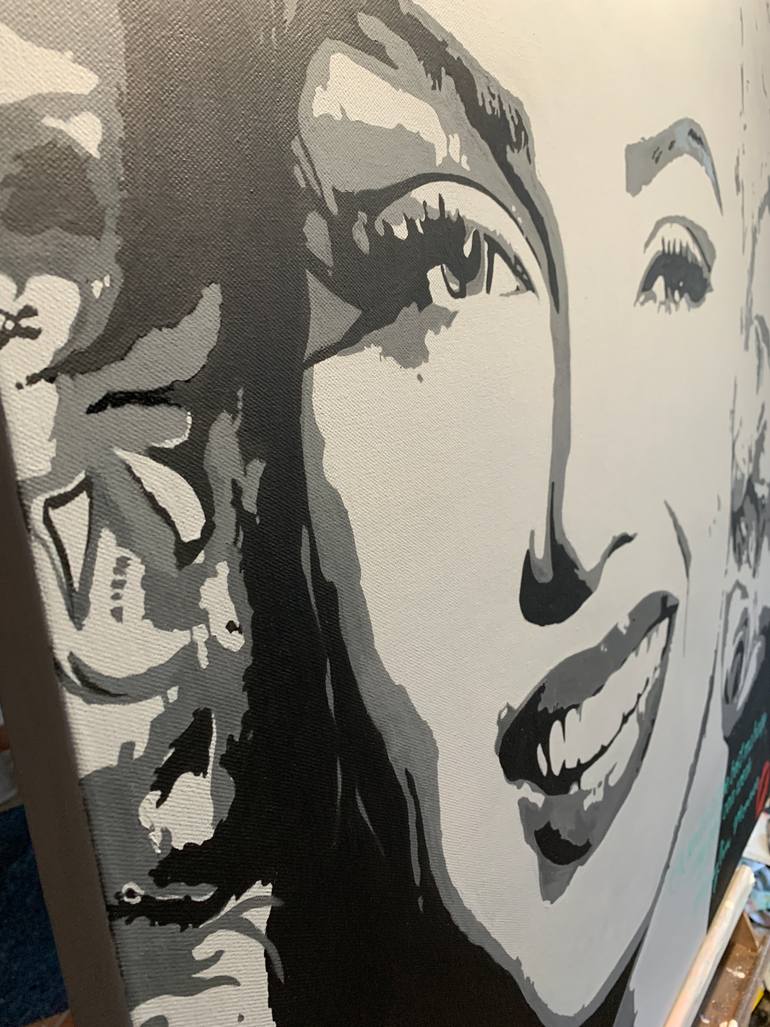 Original Pop Art Pop Culture/Celebrity Painting by Renzo Valenti