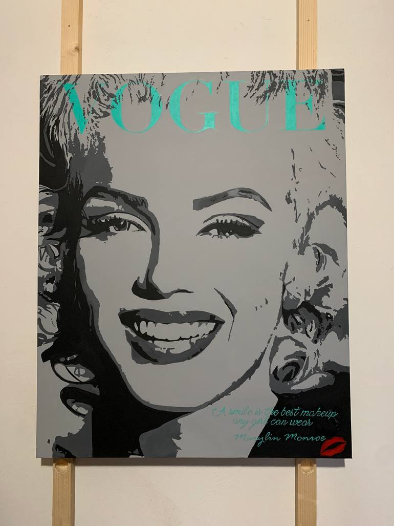 Original Pop Art Pop Culture/Celebrity Painting by Renzo Valenti