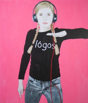 Original Figurative Children Paintings by Wolfgang Dieter Bauer