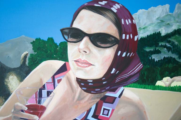 Original Figurative People Painting by Wolfgang Dieter Bauer