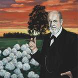 Sigmund Freud mit Mona Lisa Lächeln by Wolfgang Dieter Bauer