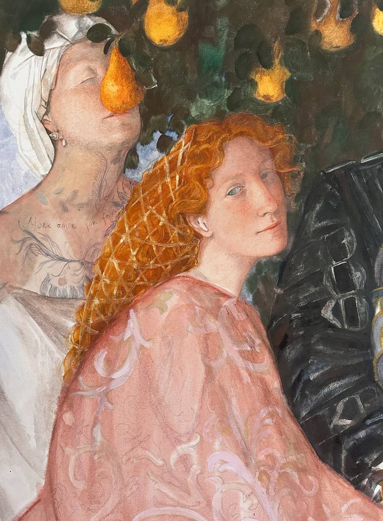 Original Classicism Women Painting by Tata Kolesnik