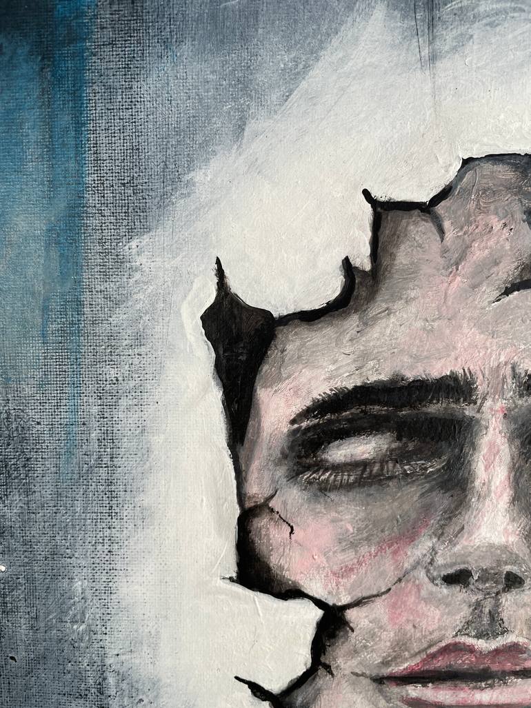 Sadness Painting by Michal Dlugokecki | Saatchi Art