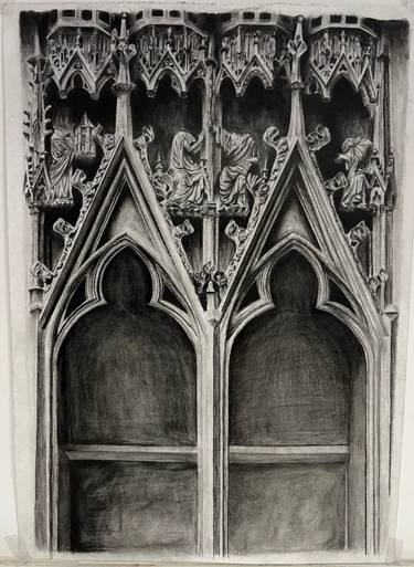 Original Realism Architecture Drawings by Anika Anand