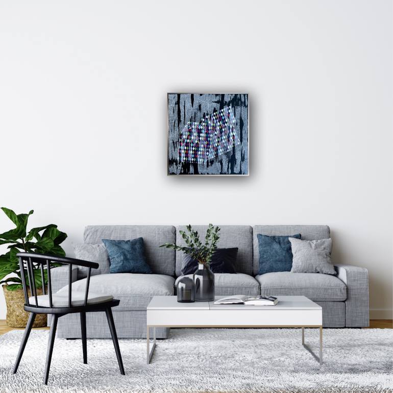 Original Abstract Expressionism Abstract Mixed Media by Marina Agre