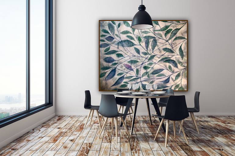Original Contemporary Botanic Painting by Marina Agre