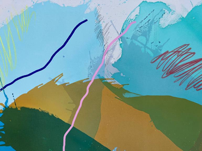 Original Abstract Painting by Alexandra Nunes