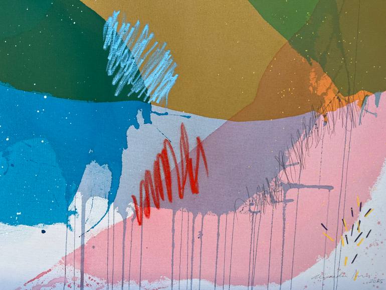 Original Abstract Painting by Alexandra Nunes