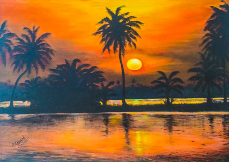 Original Photorealism Nature Painting by Meenal Acharya