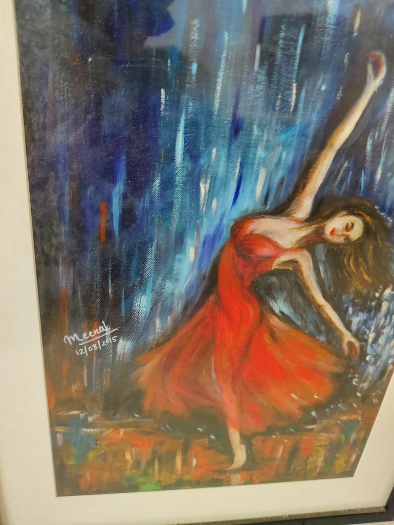 Original Abstract Women Painting by Meenal Acharya