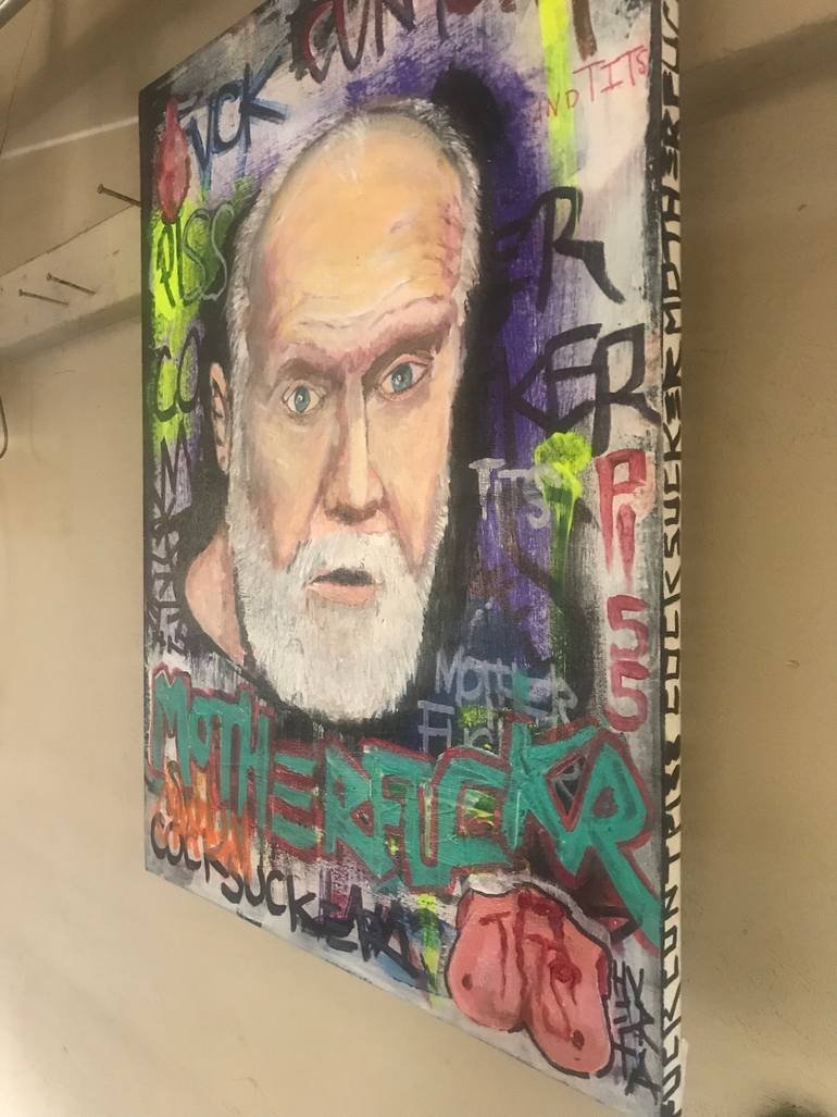 Original Expressionism Humor Painting by Daniel Huerta