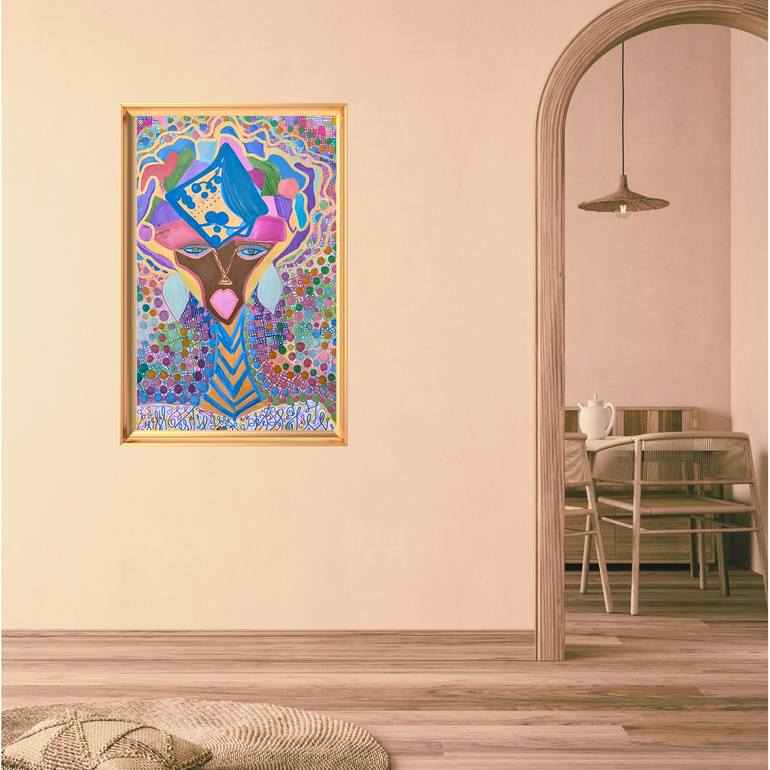 Original Abstract Expressionism Abstract Mixed Media by Jennifer Robertson