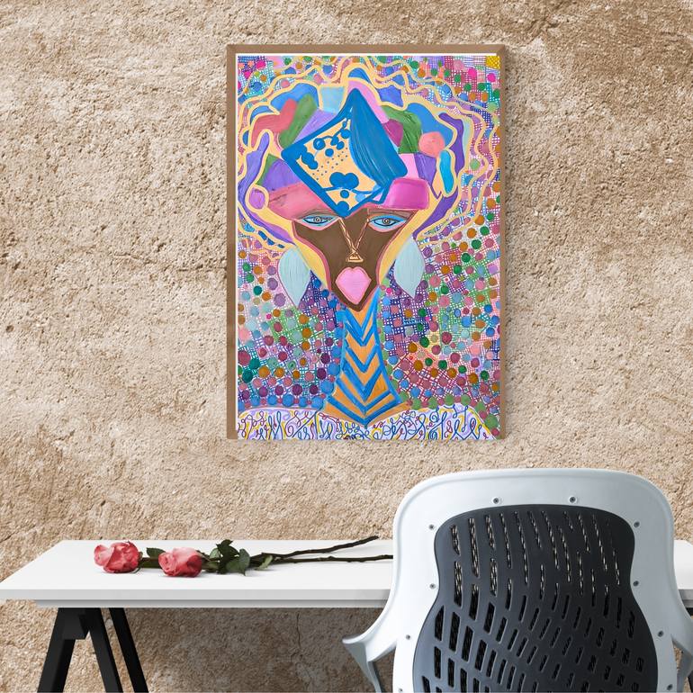 Original Abstract Expressionism Abstract Mixed Media by Jennifer Robertson