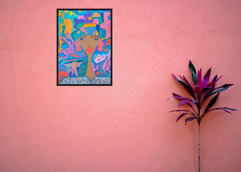 Original Abstract Expressionism Abstract Mixed Media by Jennifer Robertson