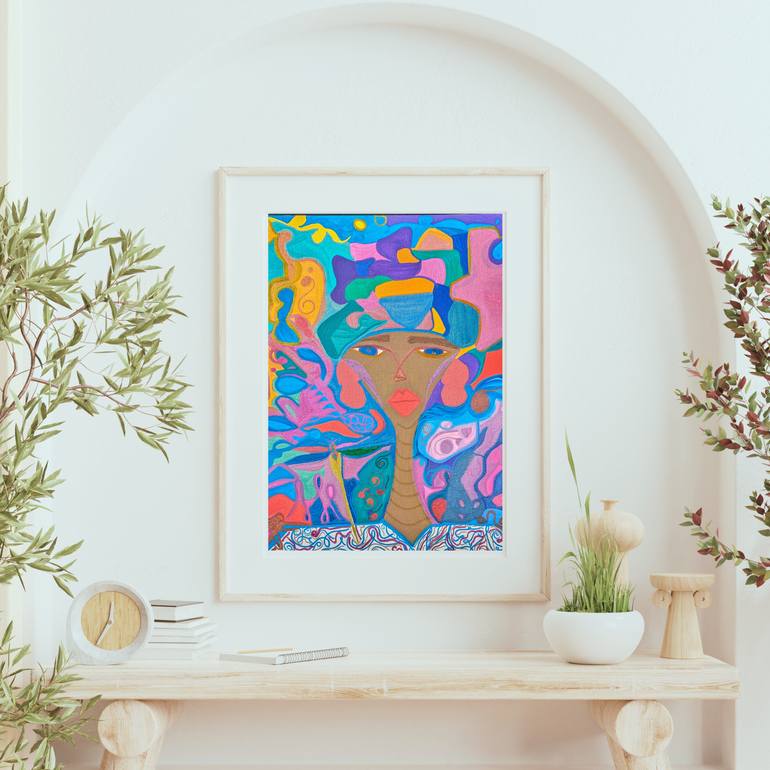 Original Abstract Expressionism Abstract Mixed Media by Jennifer Robertson