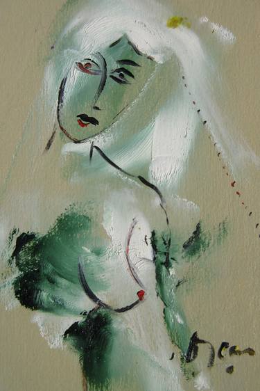 Original Expressionism Nude Paintings by Oscar Posada