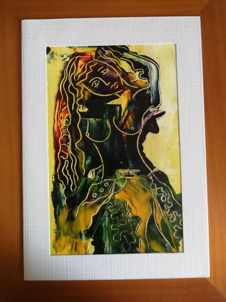 Original Women Painting by Oscar Posada